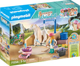 Playmobil Washing Station with Isabella and Lioness