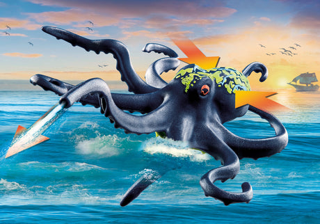 Playmobil Battle with the Giant Octopus