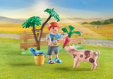 Playmobil Idyllic vegetable garden with grandparents