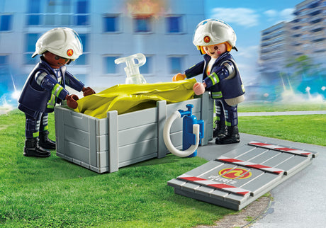 Playmobil Firefighter with air pillow