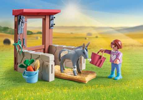 Veterinary mission with the donkeys