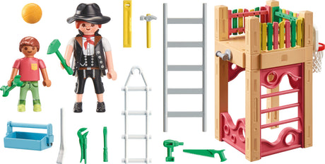 Playmobil Carpenter on tour / TINY HOUSE