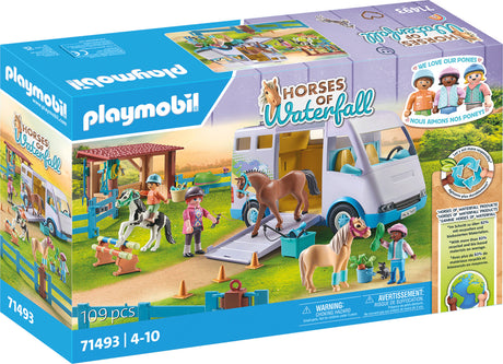 Playmobil Mobile horse riding school