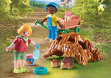 Playmobil Children with Hedgehog family