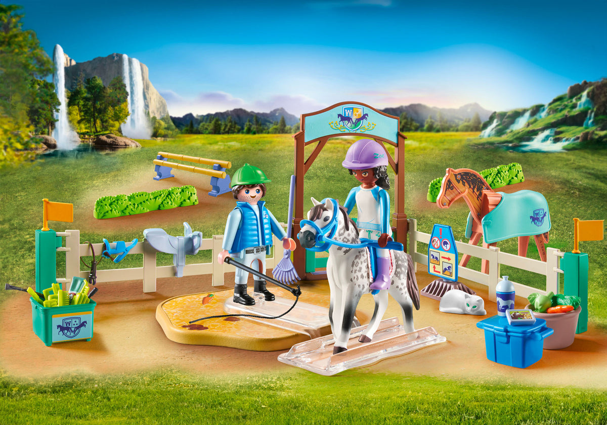 Modern riding school