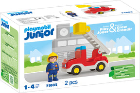 Playmobil Junior: Ladder Unit Fire Truck