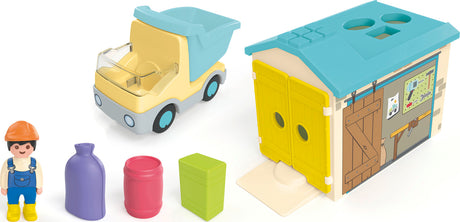 Playmobil Junior: Construction Truck with Garage