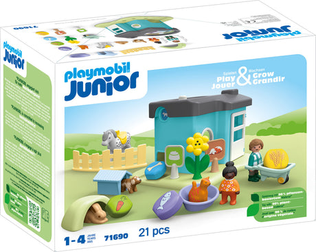 Playmobil Junior: Animal Home with Treat Dispenser