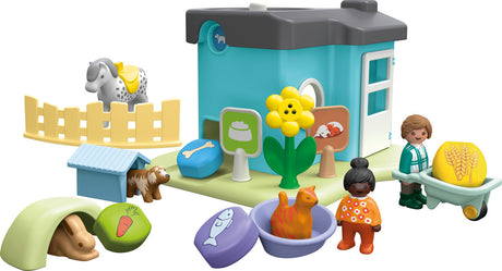 Playmobil Junior: Animal Home with Treat Dispenser