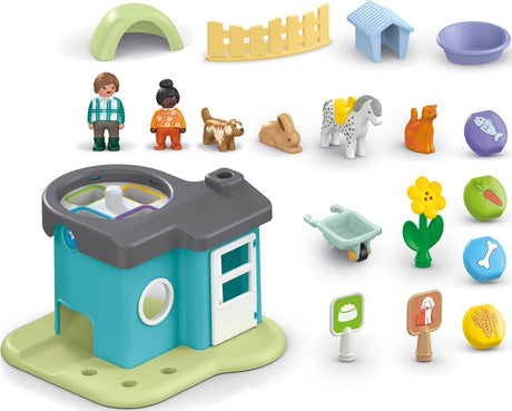 Playmobil Junior: Animal Home with Treat Dispenser
