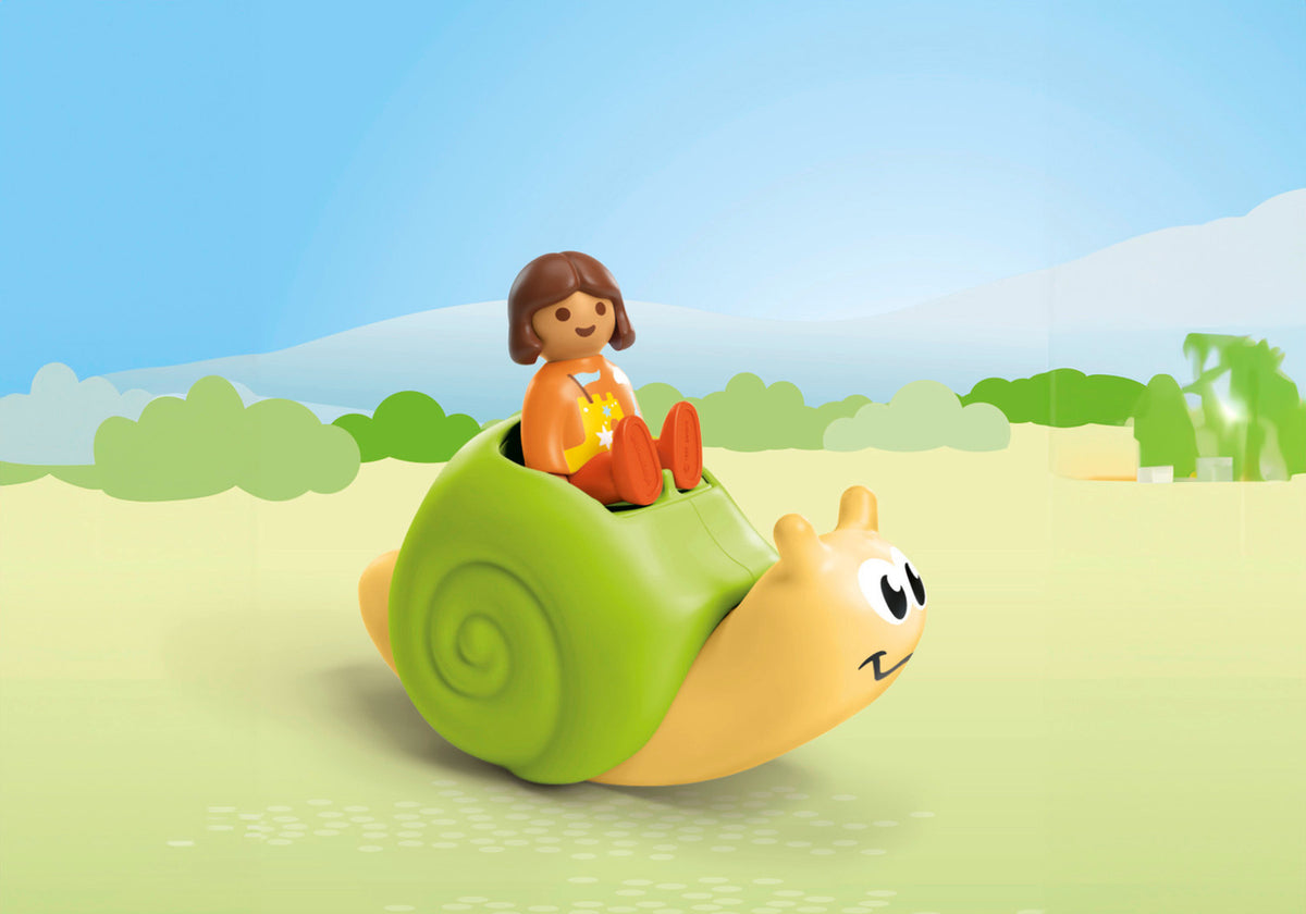 Playmobil Junior: Rocking Snail with Rattle Feature