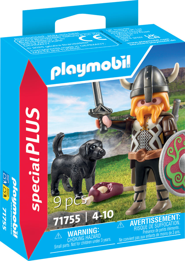 Viking with Guard Dog