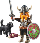 Viking with Guard Dog