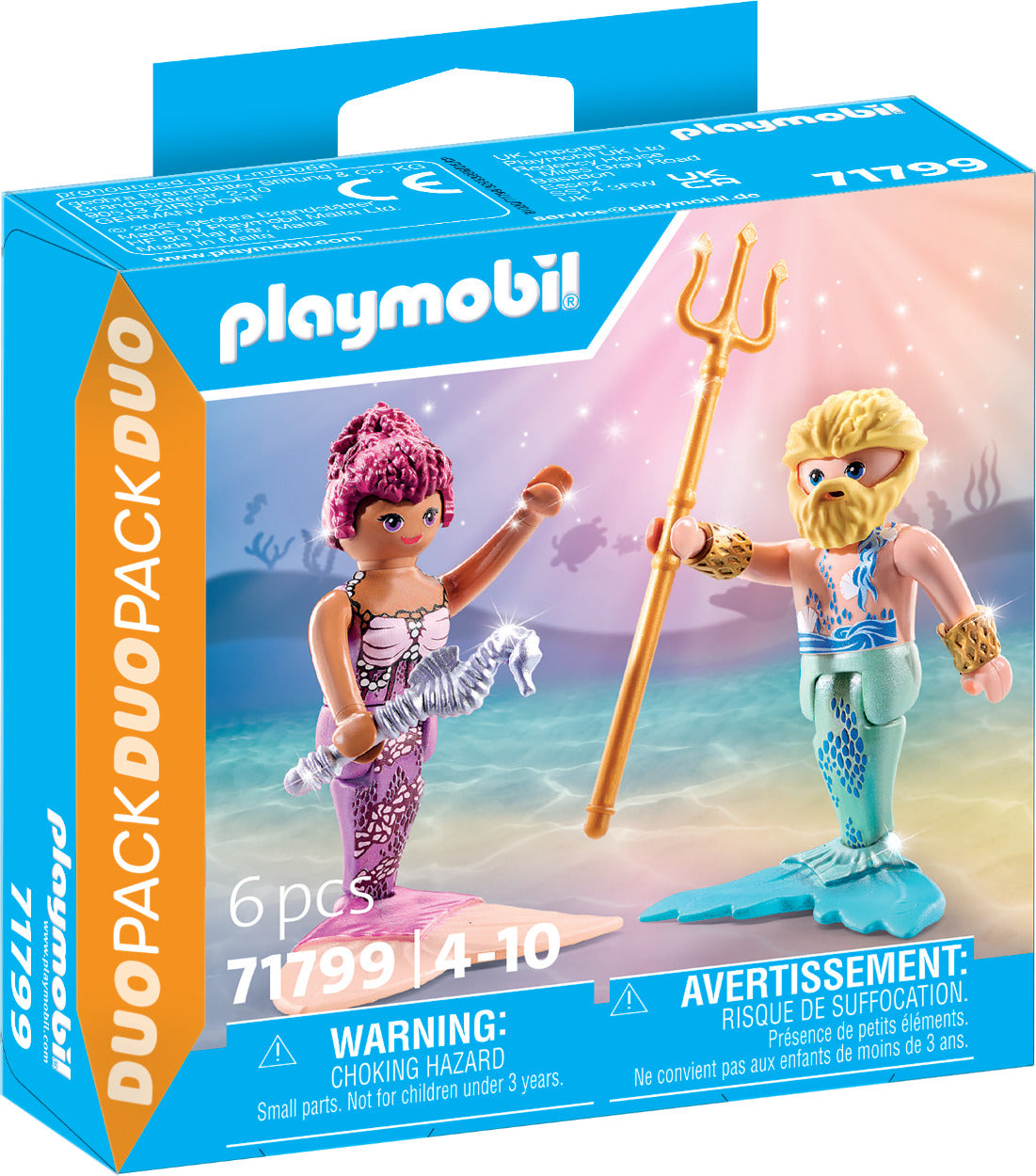 DuoPack Mermaid and Triton