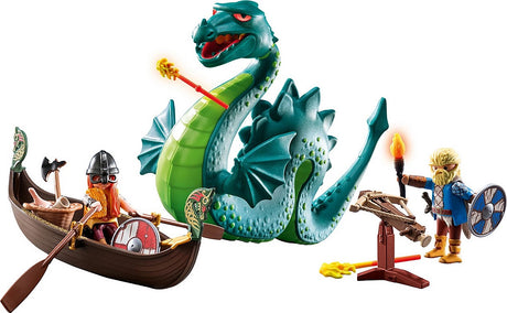 Vikings with Sea Monster