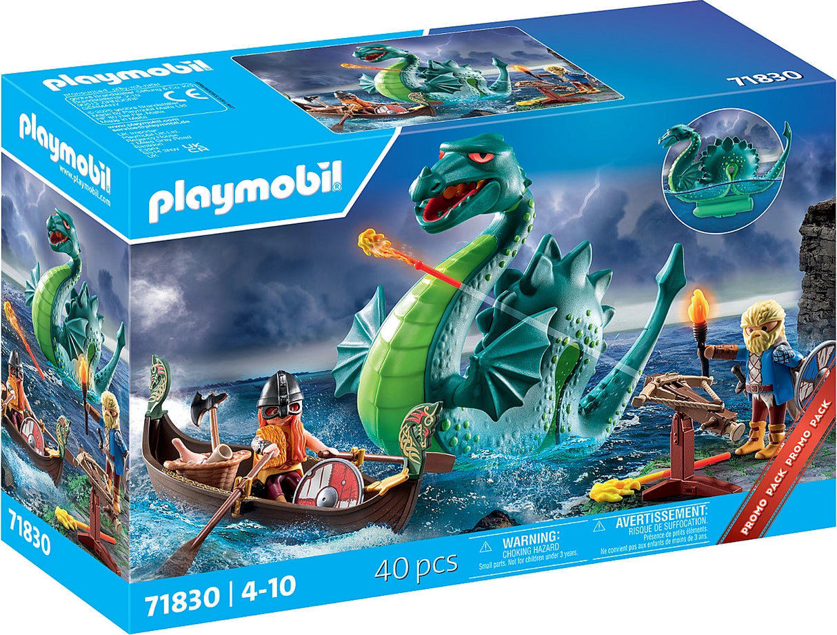 Vikings with Sea Monster