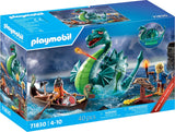 Vikings with Sea Monster