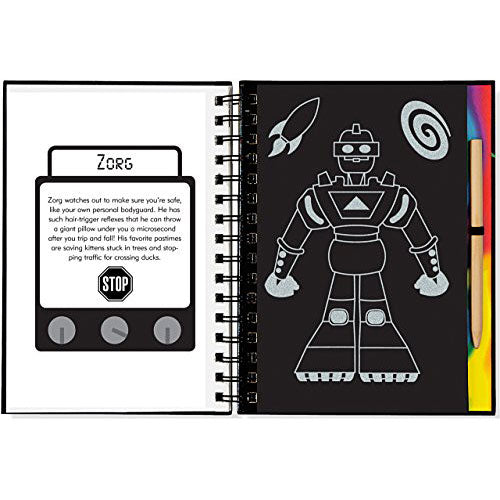 Scratch and Sketch Robots - Trace Along (Scratch & Sketch)