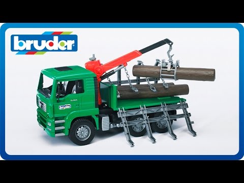 Man Timber Truck w/ loading crane