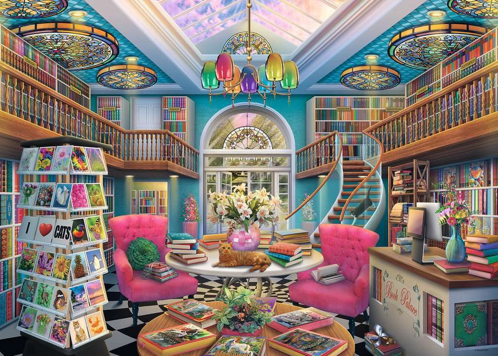 The Book Palace (1000 Piece Puzzle)