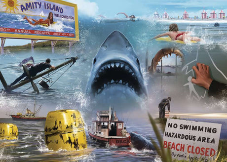 Jigsaw Puzzle Universal Vault Jaws 1000pc - 1000 Pieces Puzzle