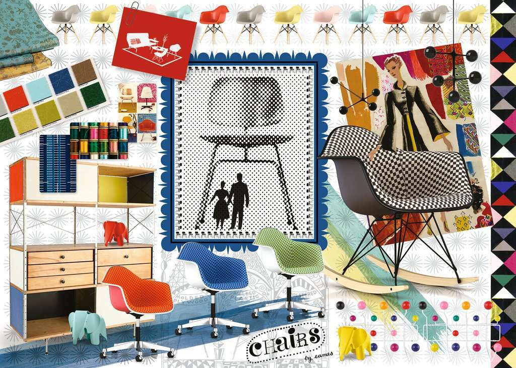 Eames Design Spectrum (1000 Piece Puzzle)