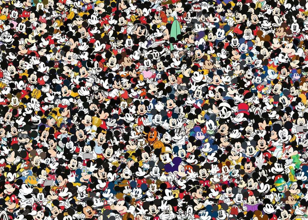 Mickey CHALLENGE (1000 Piece Puzzle)