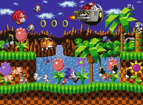 Jigsaw Puzzle Classic Sonic - 500 Pieces Puzzle