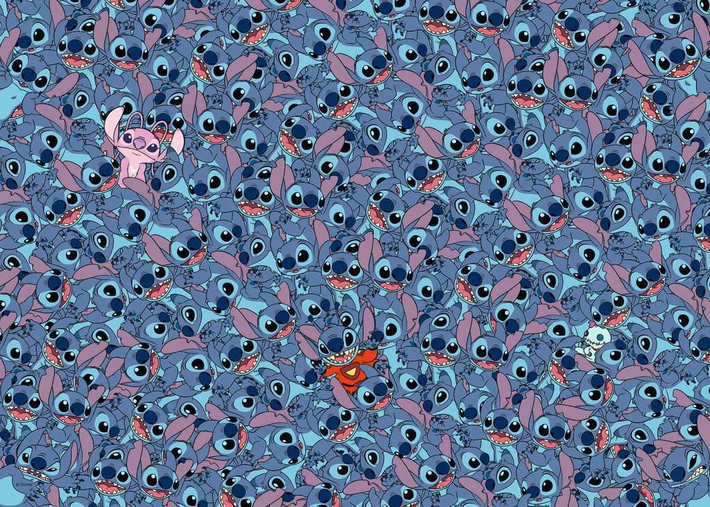 Disney Stitch Challenge 1000 Pc Puzzle