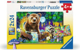 Lovable Woodland Friends 2x24 Pc Puzzle