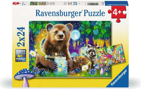Lovable Woodland Friends 2x24 Pc Puzzle