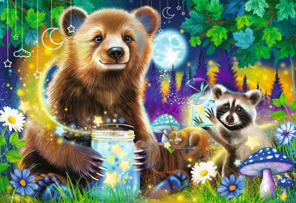 Lovable Woodland Friends 2x24 Pc Puzzle