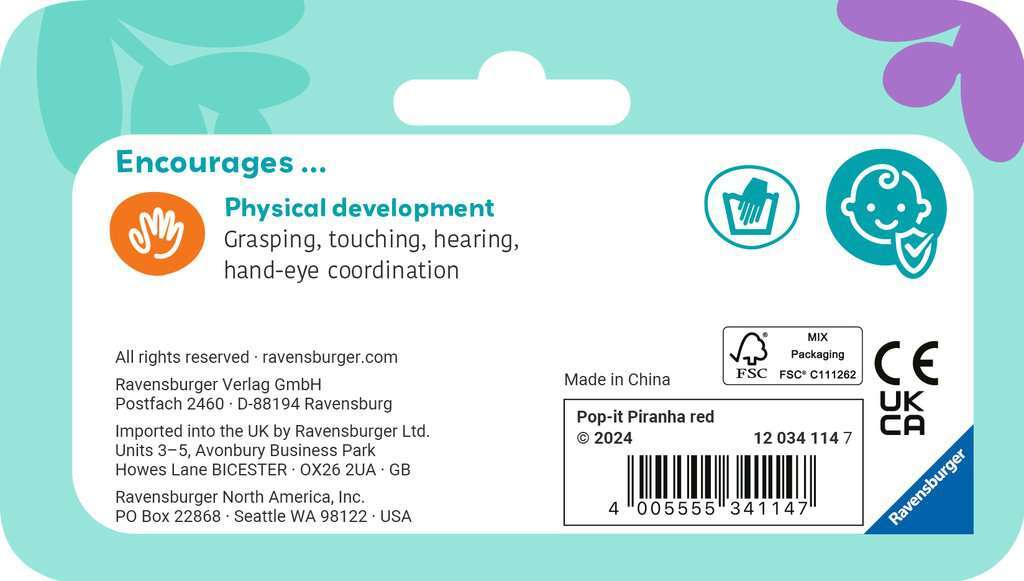 Pop-it Piranha (red)*