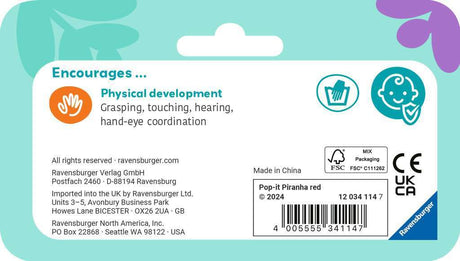 Pop-it Piranha (red)*