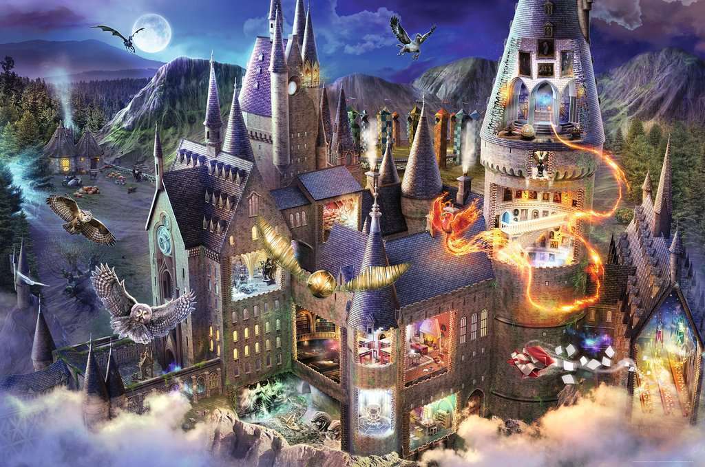 Jigsaw Puzzle Hogwarts Castle Cutaway - 3000 Pieces Puzzle