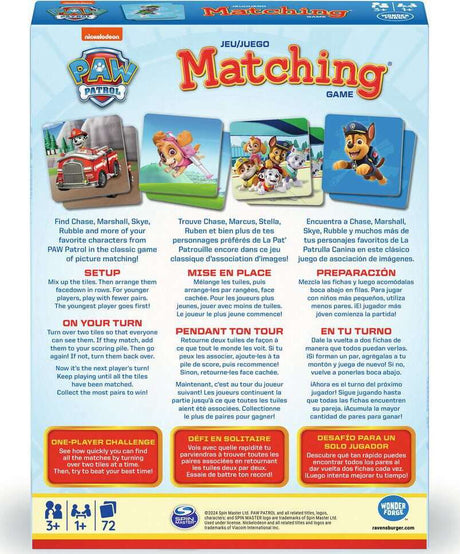 Paw Patrol Matching - Tri