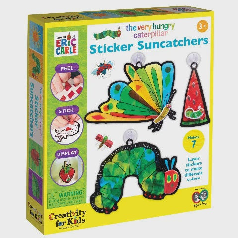 Hungry Caterpillar Sticker Suncatchers