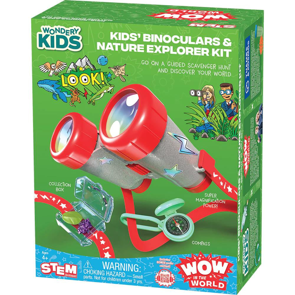 Wow in the World: Kid's Binoculars & Nature Explorer Kit