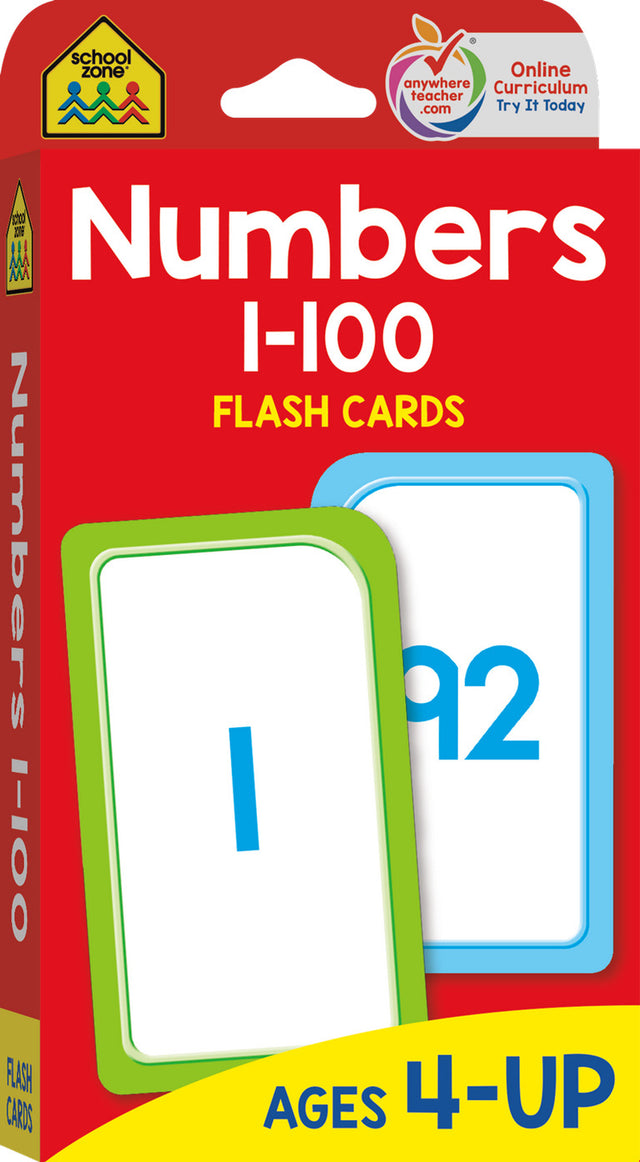 Numbers 1-100 Flash Cards