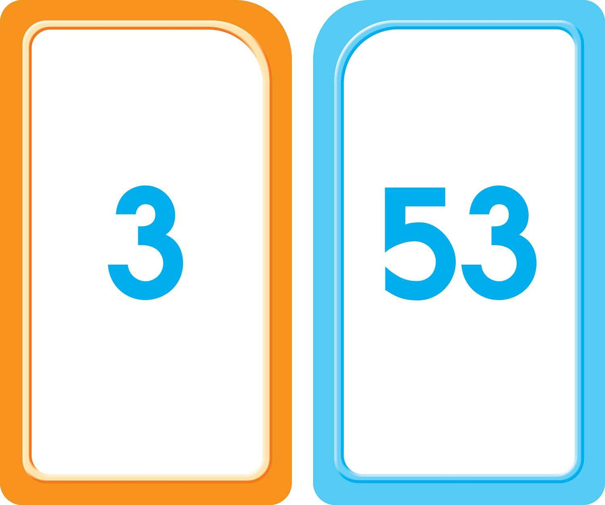 Numbers 1-100 Flash Cards