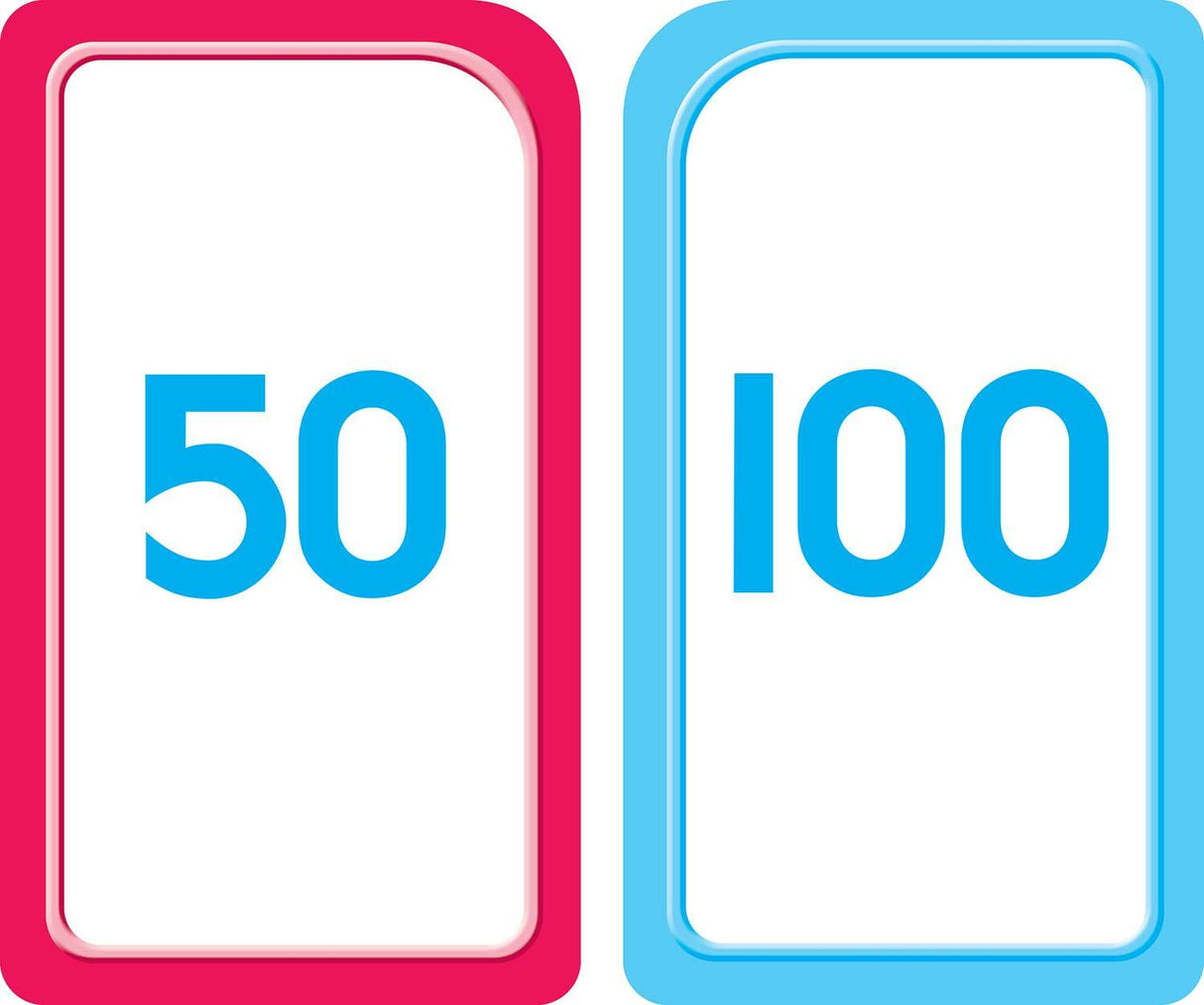 Numbers 1-100 Flash Cards