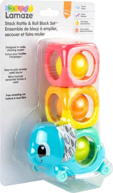 Lamaze Stack, Rattle and Roll Block Set