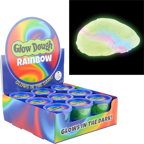 Rainbow Glow Dough 4oz (assorted)