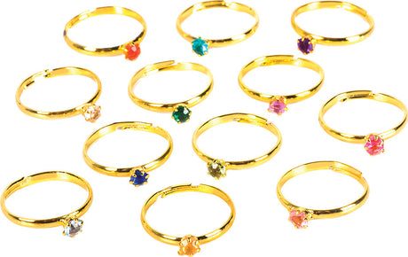 Birthstone Ring With Display Stand