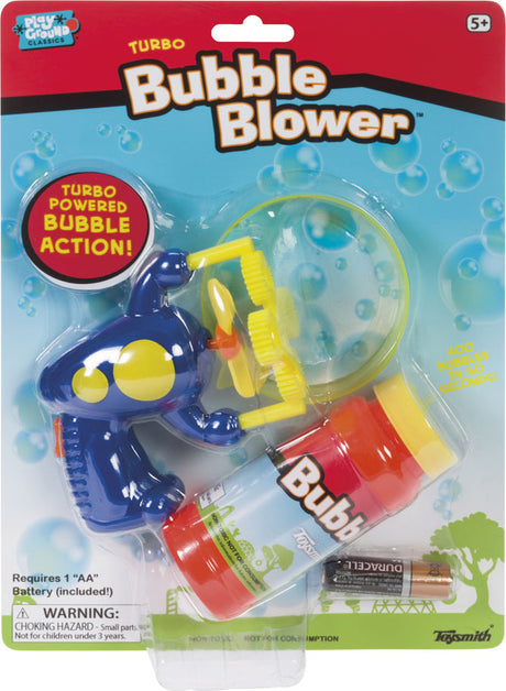 Playground Classics Turbo Bubble Blower (Assorted Colors)