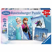 3x49pc Frozen: Winter Adventures