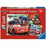 3x49pc Cars: Worldwide Racing Fun