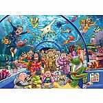 1000pc Wasgij Org43 Aquarium Antics