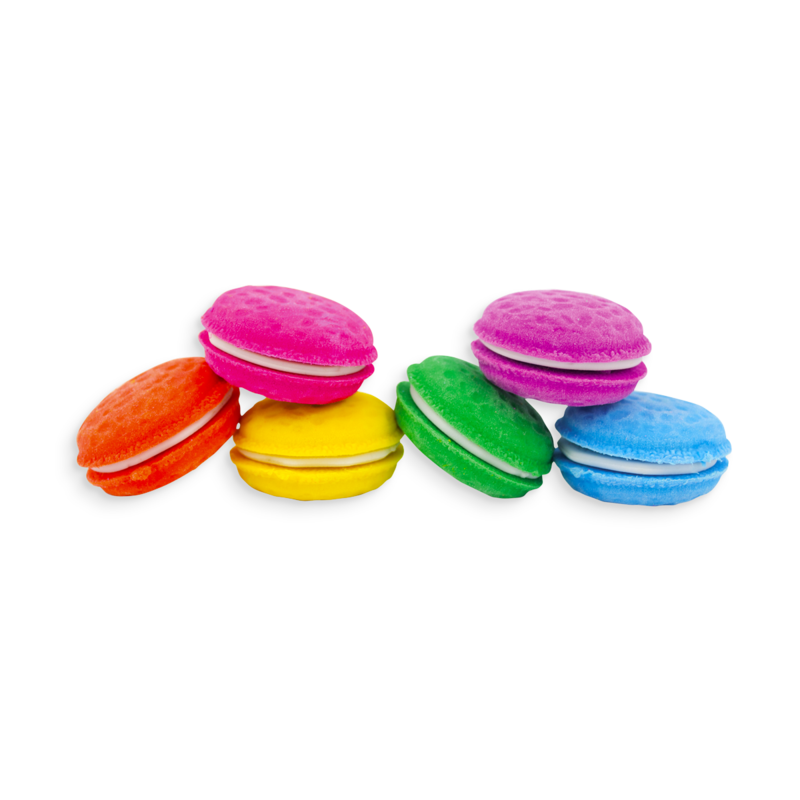 Macaron Scented Erasers - Set of 6 - The Granville Island Toy Company