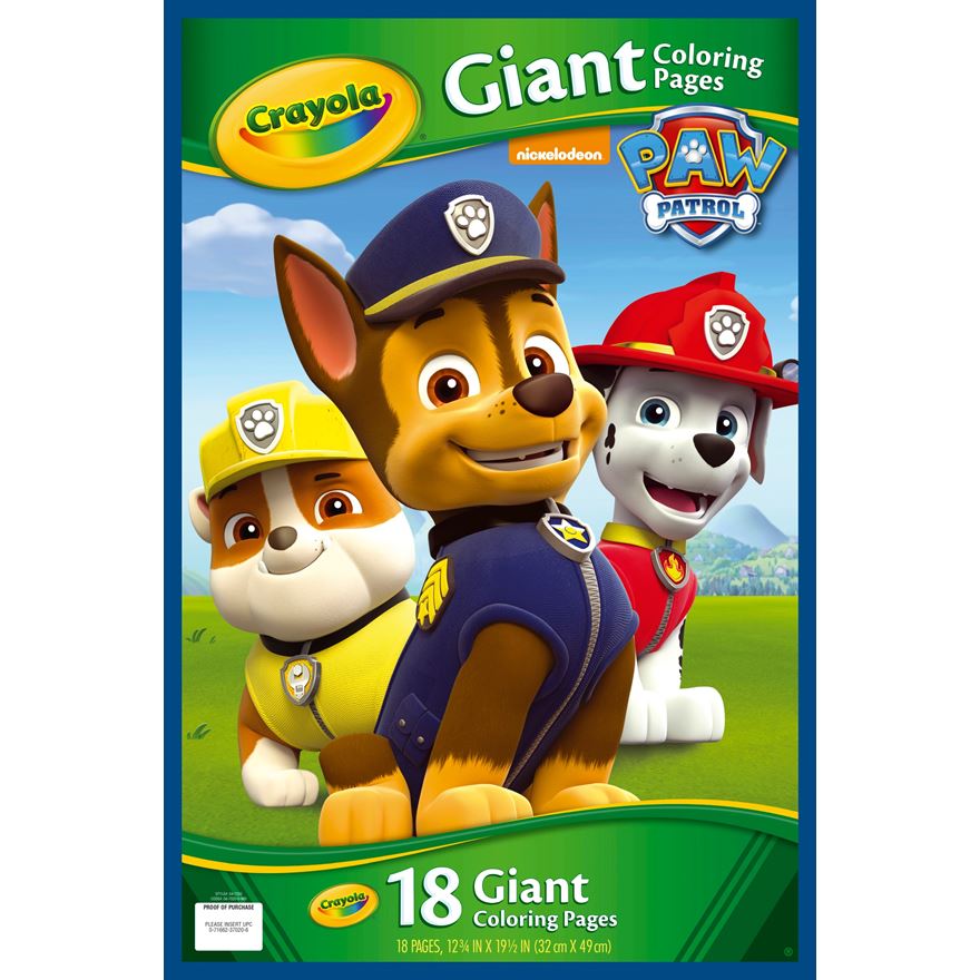 Crayola Paw Patrol Colour Pages - The Granville Island Toy